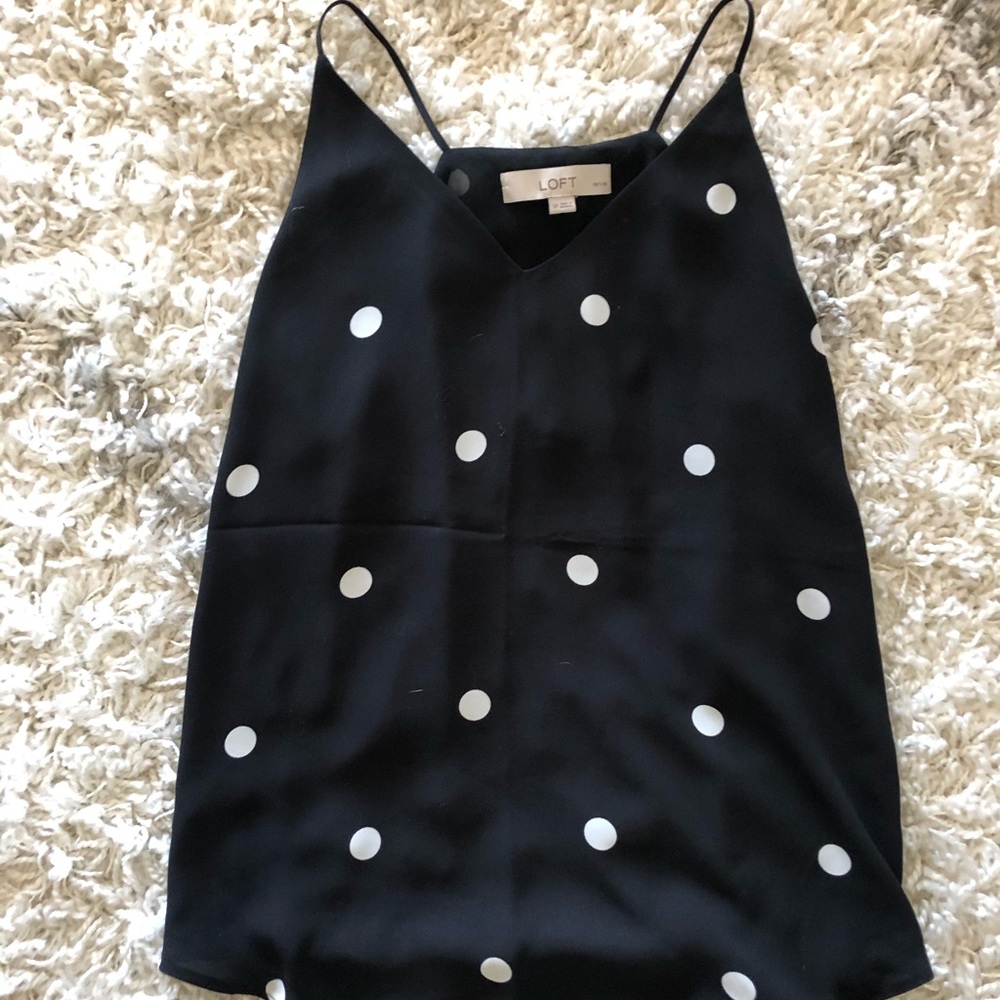 LOFT sleeveless blouse like new